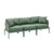 Kapri Moss Green Modular Outdoor Sofa Model: TOV-O68900-SO