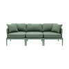 Kapri Moss Green Modular Outdoor Sofa Model: TOV-O68900-SO