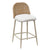 Alexa Cream Performance Fabric Outdoor Counter Stool Model: TOV-O68960