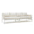 Dunes Cream Outdoor 110" Sofa Model: TOV-O68969-O68970