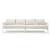 Dunes Cream Outdoor 110" Sofa Model: TOV-O68969-O68970