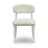 Annika Cream Textured Outdoor Dining Side Chair Model: TOV-O69108