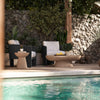 Alexa Black Rattan Performance Fabric Outdoor Armchair Model: TOV-O69282