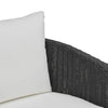 Alexa Black Rattan Performance Fabric Outdoor Armchair Model: TOV-O69282