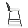 Alexa Black Rattan Performance Fabric Counter Stool Model: TOV-O69285