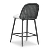 Alexa Black Rattan Performance Fabric Counter Stool Model: TOV-O69285