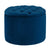 Queen Navy Velvet Storage Ottoman Model: TOV-OC141