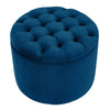 Queen Navy Velvet Storage Ottoman Model: TOV-OC141