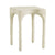 Skully Cream Textured Side Table Model: TOV-OC18622