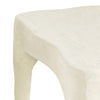 Skully Cream Textured Side Table Model: TOV-OC18622