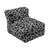Chiara Indoor / Outdoor Black Accent Pouf Model: TOV-OC18687