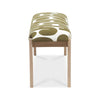 Arielle Olive & White Embroidered Bench Model: TOV-OC18726