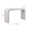 Hump White Console Table Model: TOV-OC44073