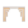 Suzie Cream & Rattan Console Table Model: TOV-OC54207
