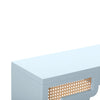 Suzie Pastel Blue & Rattan Console Table Model: TOV-OC54209