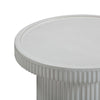 Darcy White Concrete Indoor / Outdoor Side Table Model: TOV-OC54291