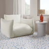 Darcy White Concrete Indoor / Outdoor Side Table Model: TOV-OC54291