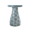 Halio Blue Floral Shell Side Table Model: TOV-OC54310