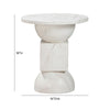 Chip Marble Print Indoor / Outdoor Side Table Model: TOV-OC54316