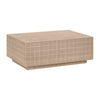 Mixie Taupe Tile Indoor / Outdoor Coffee Table Model: TOV-OC54327