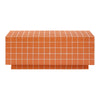 Mixie Brick Orange Tile Indoor / Outdoor Coffee Table Model: TOV-OC54328