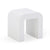 Hump White Side Table Model: TOV-OC54367