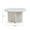 Juju Marble Indoor/Outdoor 24" Tall Coffee Table Model: TOV-OC54400
