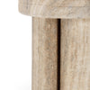 Sheila Travertine Textured Concrete Side Table Model: TOV-OC54466