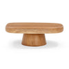 Darial Wood Grain Pattern Indoor/Outdoor Coffee Table Model: TOV-OC54469