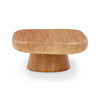 Darial Wood Grain Pattern Indoor/Outdoor Coffee Table Model: TOV-OC54469