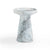 Zara Aegean Marble Indoor / Outdoor Side Table Model: TOV-OC54478