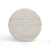 Cynthia Travertine Concrete Indoor / Outdoor Side Table Model: TOV-OC54483