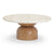 Cynthia Travertine Concrete Indoor / Outdoor Coffee Table Model: TOV-OC54484