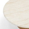 Cynthia Travertine Concrete Indoor / Outdoor Coffee Table Model: TOV-OC54484