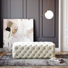 Kaylee Cream Velvet Ottoman Model: TOV-OC6314