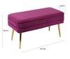 Ziva Plum Storage Bench Model: TOV-OC6464