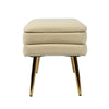 Ziva Cream Storage Bench Model: TOV-OC6467