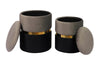 Gigi Grey Storage Ottomans - Set of 2 Model: TOV-OC6472