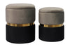 Gigi Grey Storage Ottomans - Set of 2 Model: TOV-OC6472