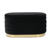 Lillian Black Velvet Storage Bench Model: TOV-OC68152