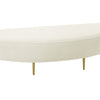 Bianca Cream Velvet Queen Bench Model: TOV-OC68355