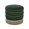 Lakka Green Velvet Ottoman Model: TOV-OC68564