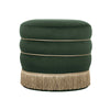 Lakka Green Velvet Ottoman Model: TOV-OC68564