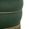 Lakka Green Velvet Ottoman Model: TOV-OC68564