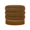 Lakka Chocolate Velvet Ottoman Model: TOV-OC68565
