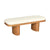 Ollie White Performance Boucle Wooden Bench Model: TOV-OC68605