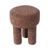 Claire Sedona Brown Nubby Stool Model: TOV-OC68653