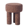 Claire Sedona Brown Nubby Stool Model: TOV-OC68653