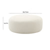 Broohah Cream Boucle Ottoman Model: TOV-OC68657
