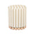 Dex Beige Striped Linen Ottoman Model: TOV-OC68884